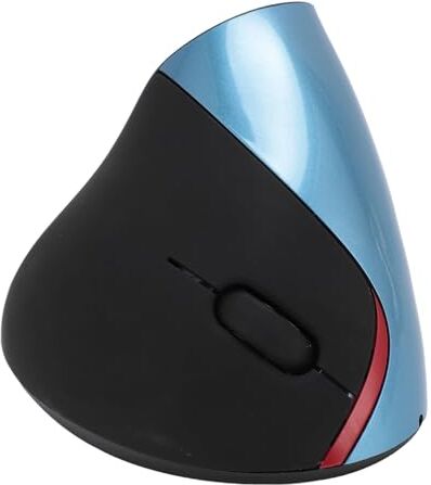 Bewinner Mouse Wireless Ergonomico, Mouse Ottico Verticale Ricaricabile con Livelli DPI Regolabili 800,1200,1600, Compatibile con PC, Laptop, Tablet (BLUE)