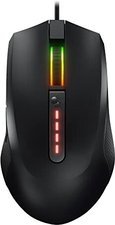 CHERRY MC 2.1, Mouse da Gioco Con Filo, Preciso Sensore Pixart 5000 dpi, Illuminazione RGB, Profili Utente Configurabili, Mouse Ergonomico per Destrimani, Nero