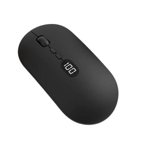 Generic 7 tasti mouse da gioco 2.4Ghz portatile senza fili compatibile con Bluetooth mouse da ufficio 2400DPI USB Porta computer per piattaforma laptop (nero)