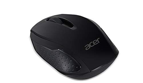 Acer Mouse cromato senza fili G69 RF2.4G (1600 DPI, certificazione WWCB, gestione intelligente della potenza, design sottile, rotella di scorrimento fine), nero
