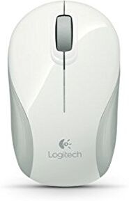 Logitech INPUT DEVICES Wireless Mini Mouse M187 White White