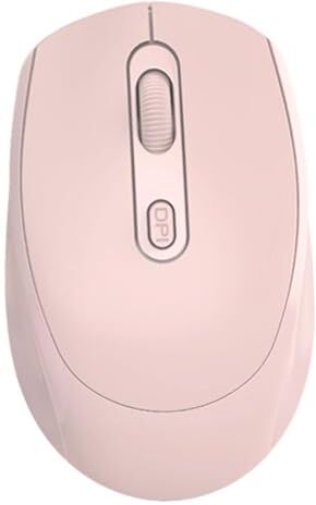 Generic Mouse per Computer, Mouse da Gioco Ottico, Rotella di Scorrimento a 4 Direzioni, Design Ergonomico Ad Alta Precisione per PC (PINK)