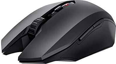 Trust GXT 115 Macci Mouse Gaming Wireless con 6 Pulsanti e Sensore Ottico da 2400 DPI, Nero