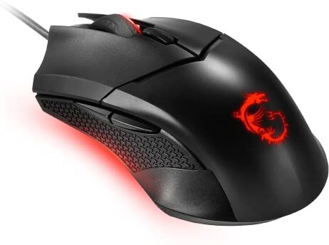 MSI Clutch GM08 4200 DPI Mouse ottico da gioco con LED rosso