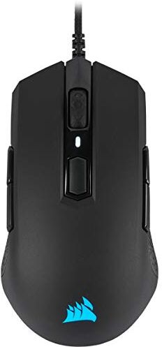 Corsair M55 RGB PRO Mouse da Gioco FPS Leggero e Ambidestro con Cavo 12.400 DPI 8 Pulsanti Programmabili Compatibile con iCUE PC, Mac, PS5, PS4, Xbox Nero