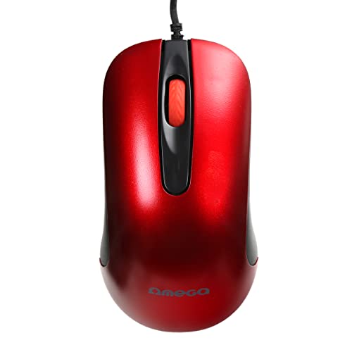 Omega Mouse  OM-520 1000DPI RED