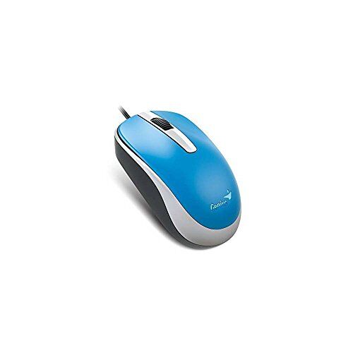 Genius DX-120 BLUE Mouse ottico con cavo, 1000 dpi USB