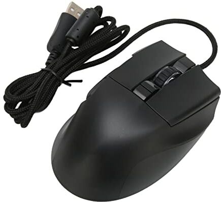 Bewinner Mouse da Gioco Cablato, Mouse da Gioco Ergonomico RGB da 7200 DPI, Retroilluminazione Regolabile a 6 Livelli, 7 Pulsanti Programmabili, Mouse USB per Computer Laptop PC