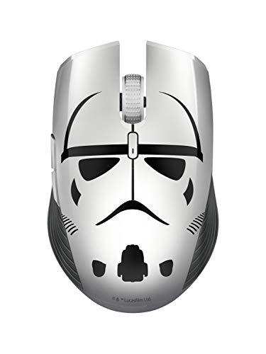 Razer Atheris Stormtrooper Edition Scegli la via mobile con oltre 280 ore di prestazioni wireless senza precedenti, Sensore ottico da 7.200 DPI, Compatto corpo ergonomico