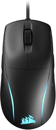 Corsair M75 Wired RGB Mouse da Gioco FPS Leggero – 26.000 DPI – Pulsanti Laterali Intercambiabili – PC – Nero