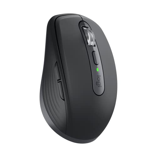 Logitech MX Anywhere 3S for Business Mouse senza fili per professionisti Windows/Mac/Chrome/Linux, Bluetooth, clic silenzioso, sicurezza Logi Bolt, compatto, 8K DPI, scorrimento MagSpeed Grigio