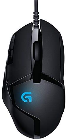 Logitech 402 Mouse Gaming Hyperion Fury, 4.000 DPI, Design Leggero, 8 Pulsanti Programmabili, Compatibile con PC/Mac/Laptop, PC/Mac, Nero