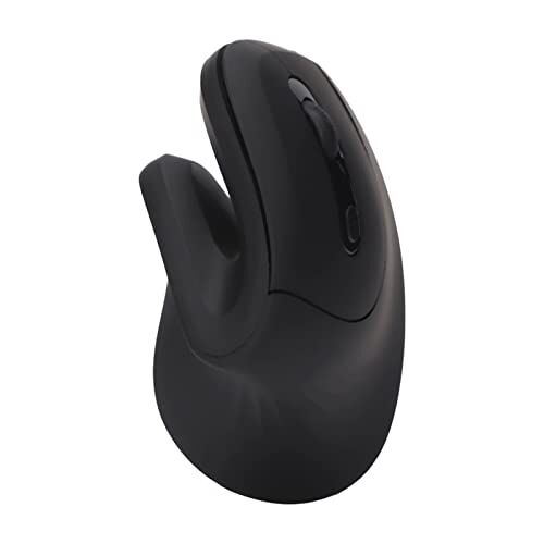 Bewinner Mouse Verticale Wireless Ergonomico con 6 Pulsanti 800 1200 2400 3200 Dpi, per PC Portatile da Ufficio da Gioco, Connessione Wireless a 2,4 GHz, Design Silenzioso