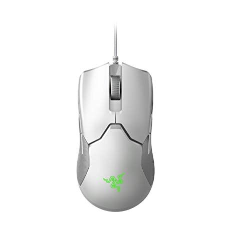 Razer Viper Mouse da Gioco Cablato Ambidestro con Interruttori per Mouse Ottico (Design Leggero Da 69 grammi, Cavo Speedflex, Sensore Ottico 5G, 8 Pulsanti Programmabili) Bianco