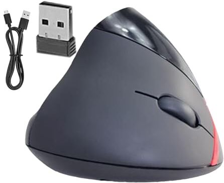 Generic Mouse ergonomico per computer, mouse verticale wireless Mouse USB Il mouse wireless con sensore ergonomico e accurato migliora il comfort per l'uso del computer