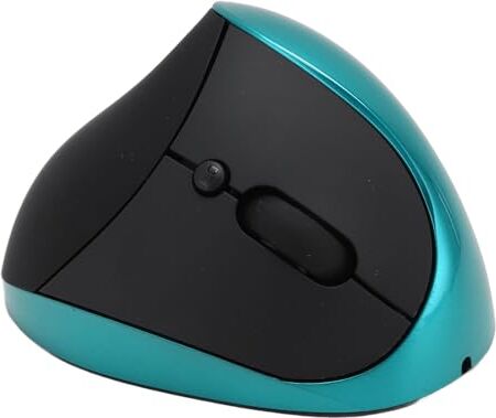 Generic Mouse Ergonomico, Mouse Verticale per Laptop Motore Ottico 800 1200 1600 DPI, USB per Tablet (BLUE)