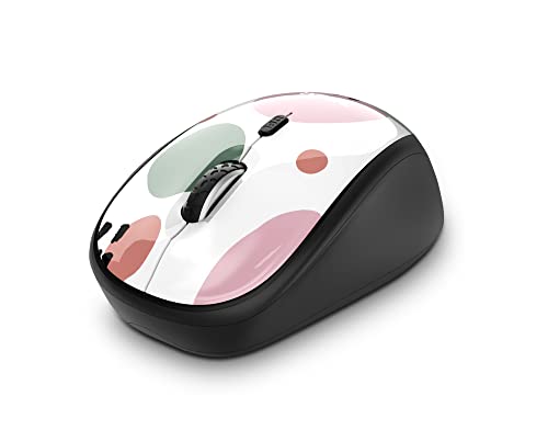 Trust Yvi Mouse Wireless, Mouse Senza Filo, 800/1600 DPI, Ottico, 8m di Portata Wireless, Microricevitore USB Riponibile, Ambidestro, PC/Laptop/Portatile/Mac/Chromebook Rosa