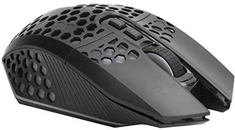 Bewinner Dilwe Mouse Wireless, Mouse Ottico Portatile Portatile con Ricevitore USB, 3 Livelli DPI Regolabili, Mouse da Gioco Cavi Luminosi RGB (#1)