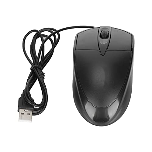 Bewinner Mouse con Cavo M1, Mouse per Computer USB Cablato, Mouse Ottico per Computer con Design Ergonomico, Mouse per PC per Computer Portatile Mac