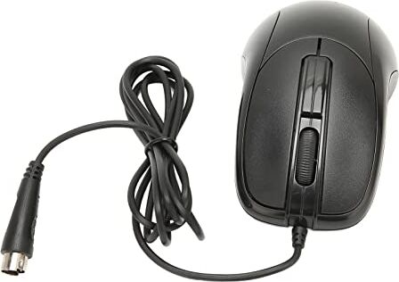 Bewinner Mouse a Scorrimento Ottico Universale a 3 Pulsanti PS/2 Senza USB, risoluzione 1000 DPI, Mouse da Gioco Esports Mouse ergonomico cablato per PC Portatile da Ufficio