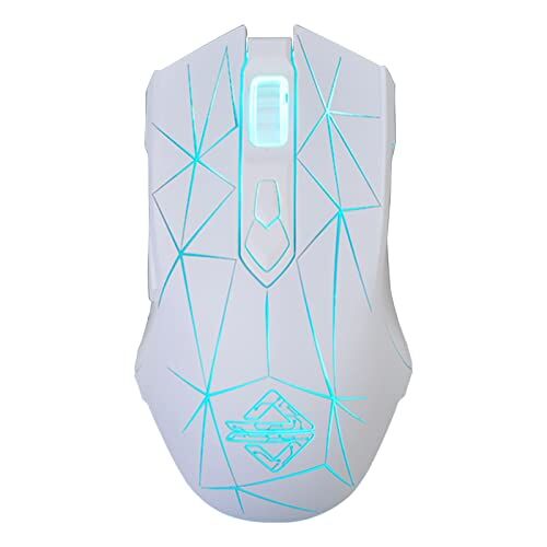 newhashiqi AJ52 Wired Mouse 7 RGB Retroilluminazione DPI Regolabile Professionale E-sport Gaming Mouse USB per Computer Attrezzature Accessori, 2, Plastica