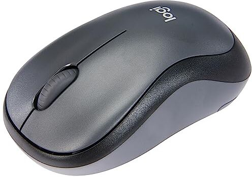 Logitech M220 SILENT Mouse Wireless, 2,4 GHz con Ricevitore USB, Tracciamento Ottico 1000 DPI, Durata Batteria di 18 Mesi, Ambidestro, Compatibile con PC, Mac, Laptop Grigio