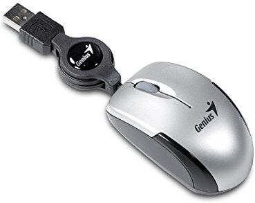 Genius 31010100102 Micro Traveler Silver Mouse