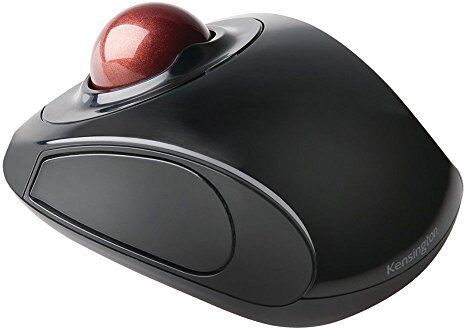 Kensington Orbit Wireless Mobile Trackball Bluetooth Trackball Ambidestro Nero mouse