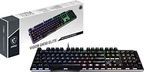 MSI Teclado  vigor gk50 elite bw es usb 2.0 mecanico negro S11-04ES222-CLA