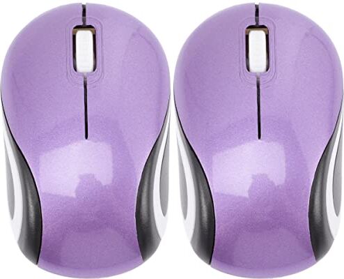 Generic 2 Pz Mouse Wireless Mouse USB Portatile Mouse Ergonomico Mouse da Gioco USB Wireless Ottico