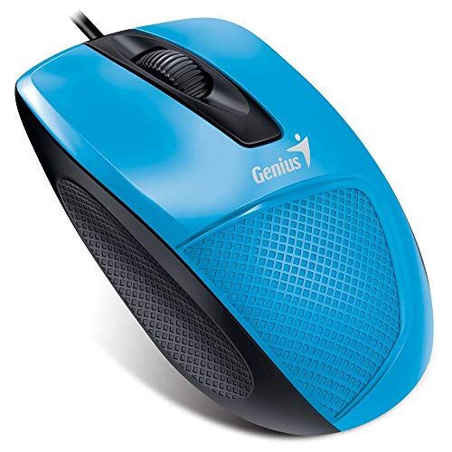 Genius DX-150X mouse USB Ottico 1000 DPI Nero, Blu