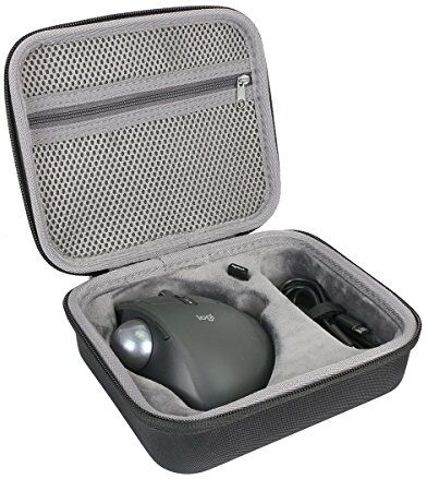 co2CREA Custodia rigida da viaggio rigida per Logitech MX Ergo/Logitech Ergo M575 Trackball Mouse senza fili con rotella(scatola singola)