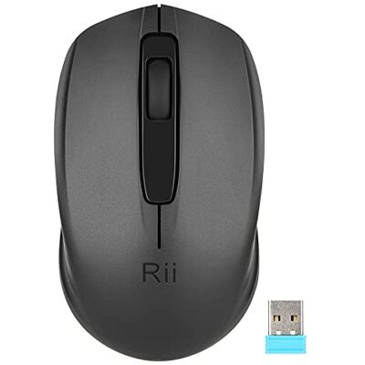 Rii Mouse senza fili per laptop, mouse wireless USB Mini mouse ottico 2.4G 1000 DPI per PC Computer con nano ricevitore per scuola bambini ufficio casa Rii Mouse senza fili per laptop, mouse wireless USB Mini mouse ottico 2.4G 1000 DPI per PC Computer con nano ricevitore per scuola bambini ufficio casa