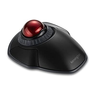 Kensington Mouse Trackball Orbit Wireless (2,4 GHz), Rotella di Scorrimento, Tracciamento Ottico e Sicurezza e Crittografia AES, Design Ambidestro, Sfera da 40 mm, Nero/Rosso (K70992WW) Kensington Mouse Trackball Orbit Wireless (2,4 GHz), Rotella di Scorrimento, Tracciamento Ottico e Sicurezza e Crittografia AES, Design Ambidestro, Sfera da 40 mm, Nero/Rosso (K70992WW)