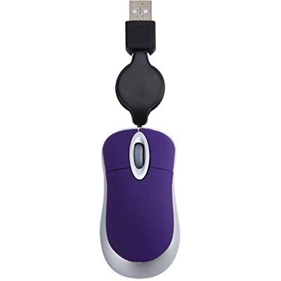 Generic Mouse per computer cablato ottico carino telescopico retrattile cavo USB design ergonomico mouse da gioco regolabile ufficio bambini viola Generic Mouse per computer cablato ottico carino telescopico retrattile cavo USB design ergonomico mouse da gioco regolabile ufficio bambini viola