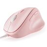 MICROPACK Digitally Yours Mouse ergonomico Micropack cablato per laptop, PC e desktop, mouse Ergo verticale con clic silenziosi, sensibilità mouse DPI regolabile, rosa