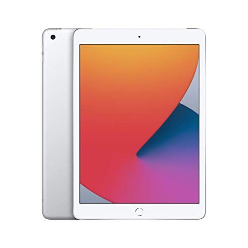 Apple 2020 iPad (10,2 pollici, WiFi + cellulare, 32 GB) argento (Ricondizionato)
