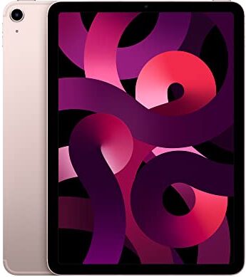 Apple 2022 iPad Air (Wi-Fi + Cellular, 64GB) Rosa (5a Generazione)