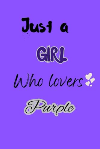 bn, bn notebook: just a girl who loves purple