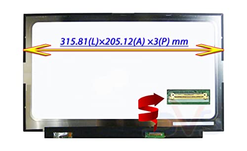 Generico Schermo Display Slim LED Originale da 14.0 Compatibile P/N: LM140LF2L05   N140HGA-EA1   Full HD N140HCA-EAC   HP 14s-fq0025nl Huawei Matebook D 14 2020