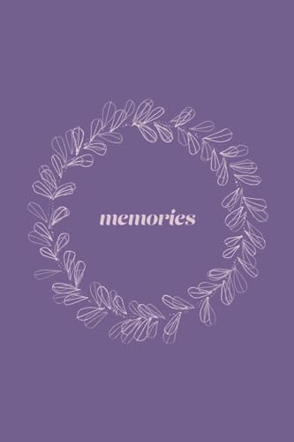Sumile, Studio Memories: lined notebook 6x9" Purple