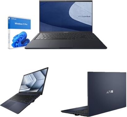 Asus Notebook  Expertbook Intel i7-1355u 5 Ghz 15,6" Full Hd, Ram 24Gb Ddr4, Ssd Nvme 512Gb, Hdmi, Usb 3.0, Wifi,Bluetooth, Webcam, Windows 11 Pro