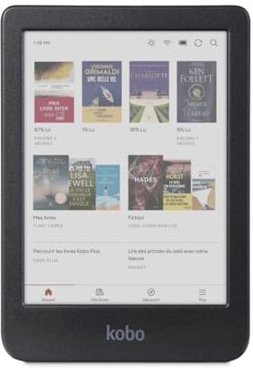 Kobo Clara Colour   Colour eReader   6” Glare-Free Colour E Ink Kaleido™ 3 Display   Dark Mode Option   Waterproof   Audiobooks   16GB of Storage   Black