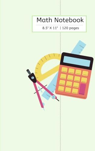 KEUM, CHANGJIN Math Notebook: green, Large 8.5X11