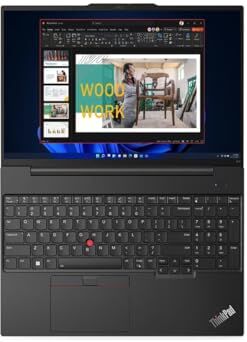 Lenovo Notebook  ThinkPad E16 Gen 1 21JT 16' AMD Ryzen 5-7530U 8 GB RAM 512 GB SSD Qwerty in Spagnolo