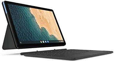 Lenovo IdeaPad Duet Chromebook 25,6 cm (10.1") Mediatek 4 GB 128 GB Wi-Fi 5 (802.11ac) Blu, Grigio Chrome OS