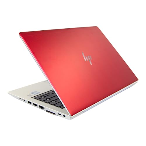 HP Laptop 14 pollici, Notebook 14 pollici, EliteBook 840 G5, i5-8250U, 16 GB RAM DDR4, SSD da 512 GB, tastiera QWERTZ illuminata, laptop Windows 11, garanzia 2 anni (Renewed) (rosso)