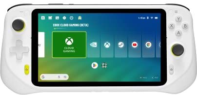 Logitech Cloud Console Gaming Portatile con Batteria a Lunga Durata, Touchscreen 7 Pollici 1080P, Design Leggero, Xbox Cloud Gaming, NVIDIA GeForce NOW, Google Play, Presa EU, Bianco