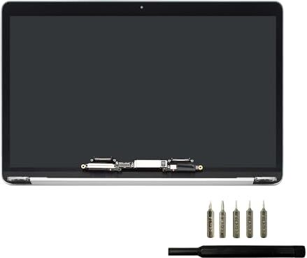 FTDLCD ® Schermo LCD a LED da 13,3 pollici, per Apple MacBook Pro Retina 13 A1706 EMC 3163 3071 A1708 EMC 2978 3164 2016 2017 (argento)