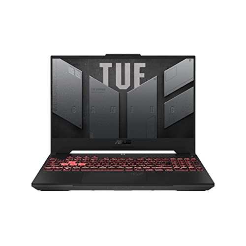 Asus TUF Gaming A15 FA507NU#B0CQ2PZDQK, Notebook con Monitor 15,6" FHD Antiglare, 144Hz, Processore AMD Ryzen 5 7535HS/H, RAM 16GB, 512GB SSD PCIE, NVIDIA GeForce RTX 4050 6GB, Win 11 Home, Grigio